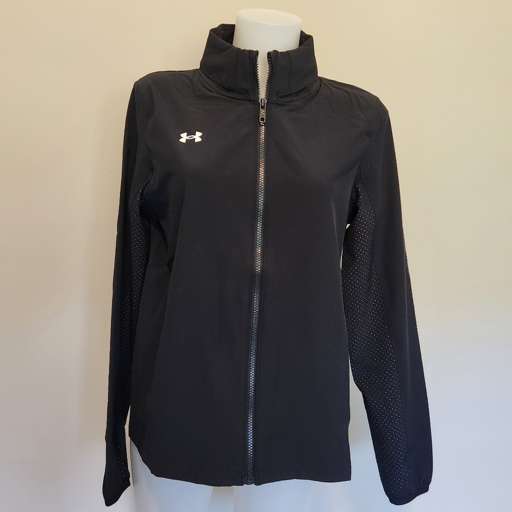 NWT Under Armour Squad 3.0 Warmup women's stretch woven active jacket